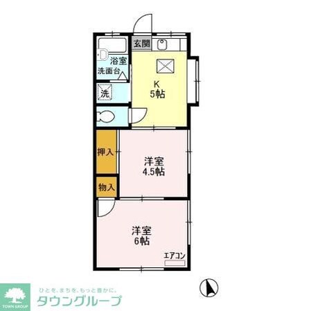 ローズハイツの物件間取画像